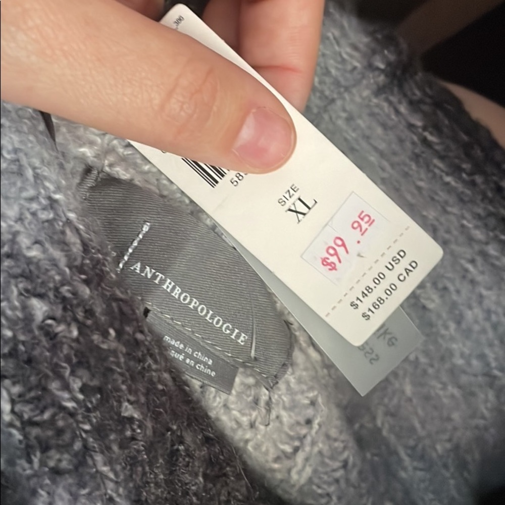 Anthropologie XL oversized tye dye cardigan - Picture 6 of 6